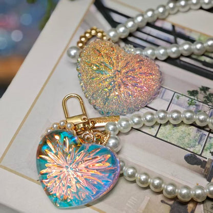 Handmade Diamond Heart Pendant Necklace with Hole Resin Mold