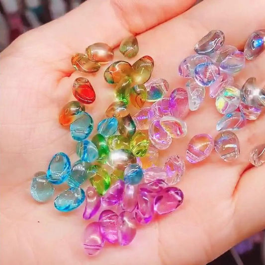 100g Colorful Glaze Beads Resin Accessories