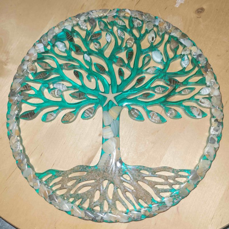 Tree of Life Clock Resin Mold Wall Decorations – IntoResin