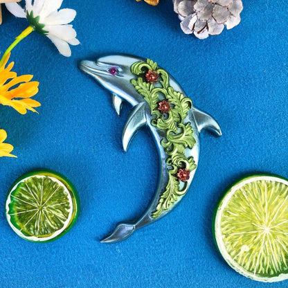 Dolphin Wall Hanging Resin Mold