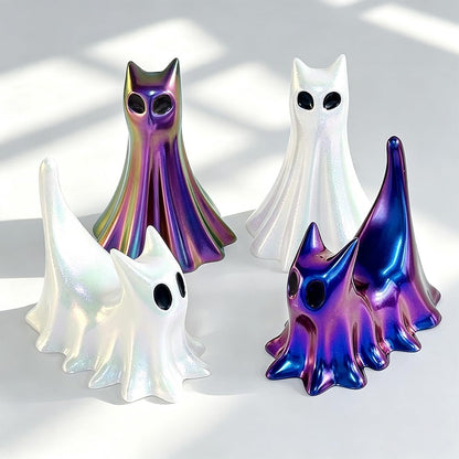 Molde de resina para adorno de gatito fantasma 