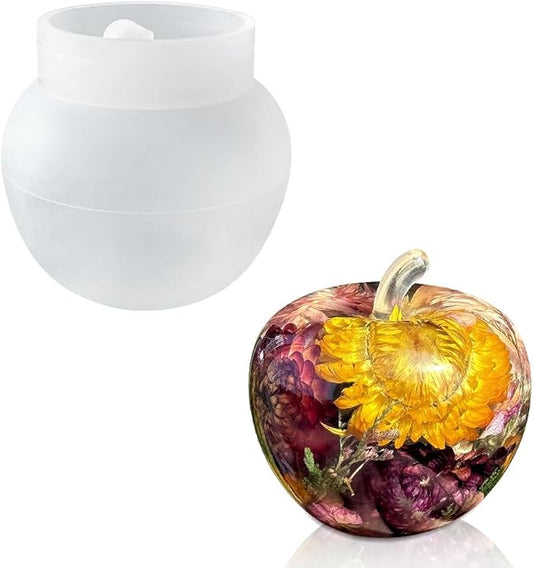 Molde de resina para adorno de manzana 