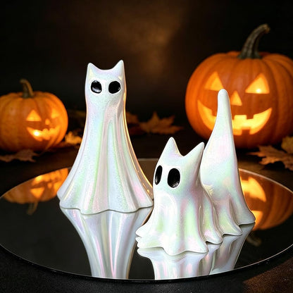 Molde de resina para adorno de gatito fantasma 