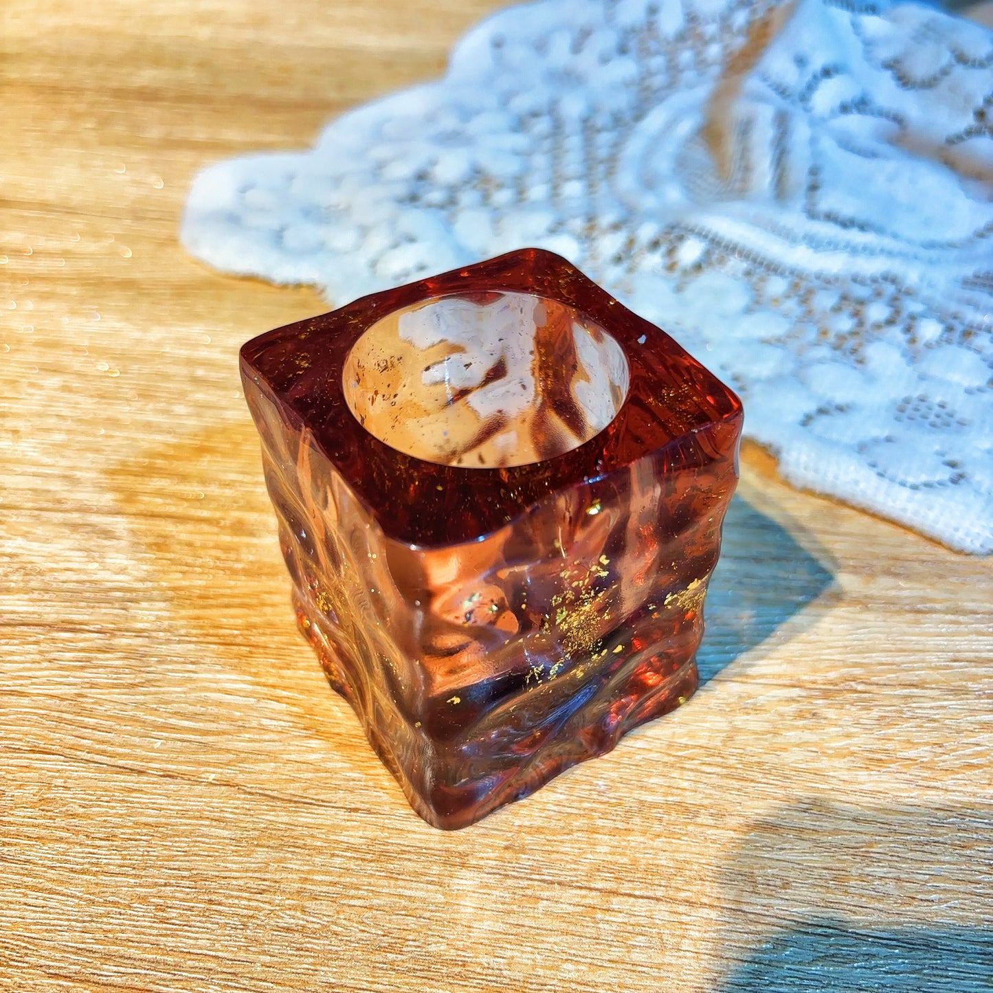 Handmade Water Ripple Candle Holder Resin Molds