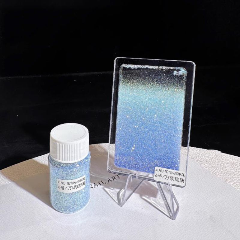 10 Colors Laser Gradient Diamond Glitter for Resin