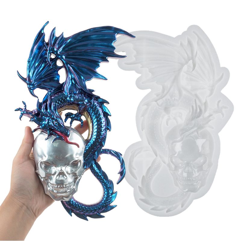 Fly Dragon Shield Molds for Epoxy Resin - Handmade Home Wall Decoration