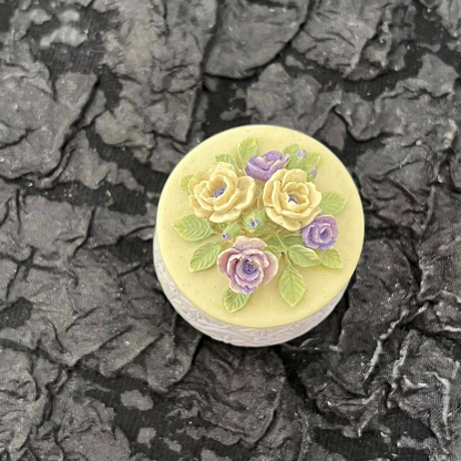 Handmade 3D Flower Storage Jar Resin Molds