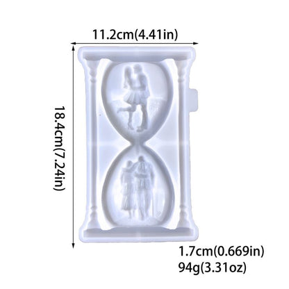 Couple Hourglass Decorations Resin Molds