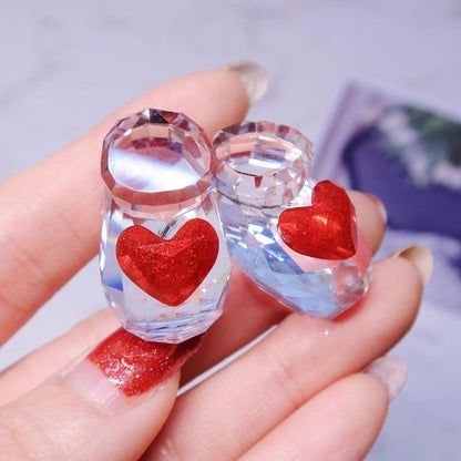 Handmade Crystal Shoes Decoration Resin Mold
