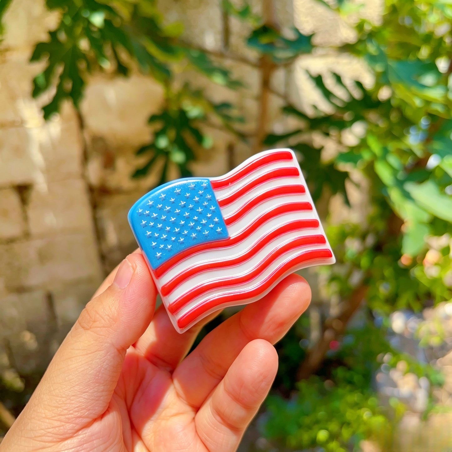 Handmade USA 250th Anniversary Ornament Resin Mold