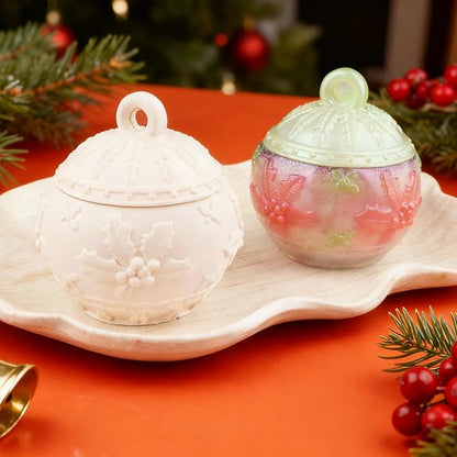 Round Snowflake Berry Ornament Resin Mold