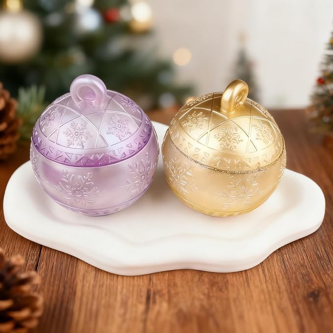 Round Snowflake Berry Ornament Resin Mold