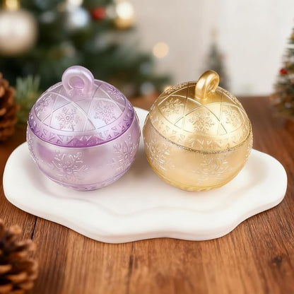 Round Snowflake Berry Ornament Resin Mold