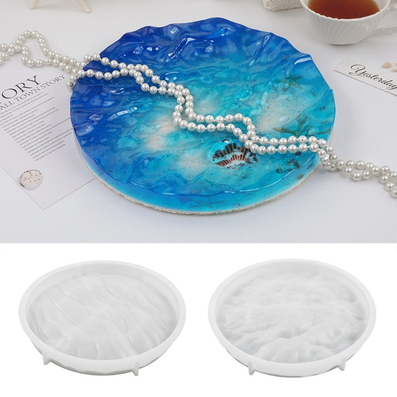 Large Wave Tray Resin Molds