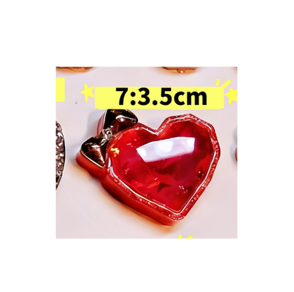 Handmade Crystal Diamond 17pcs Hairpin Ornament Resin Mold