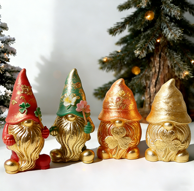 St. Patrick's Day Themed Gnome Decorative Resin Mold