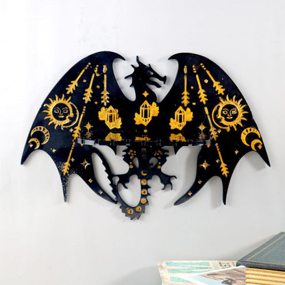 Evil Dragon Clock Wall Hanging Resin Mold