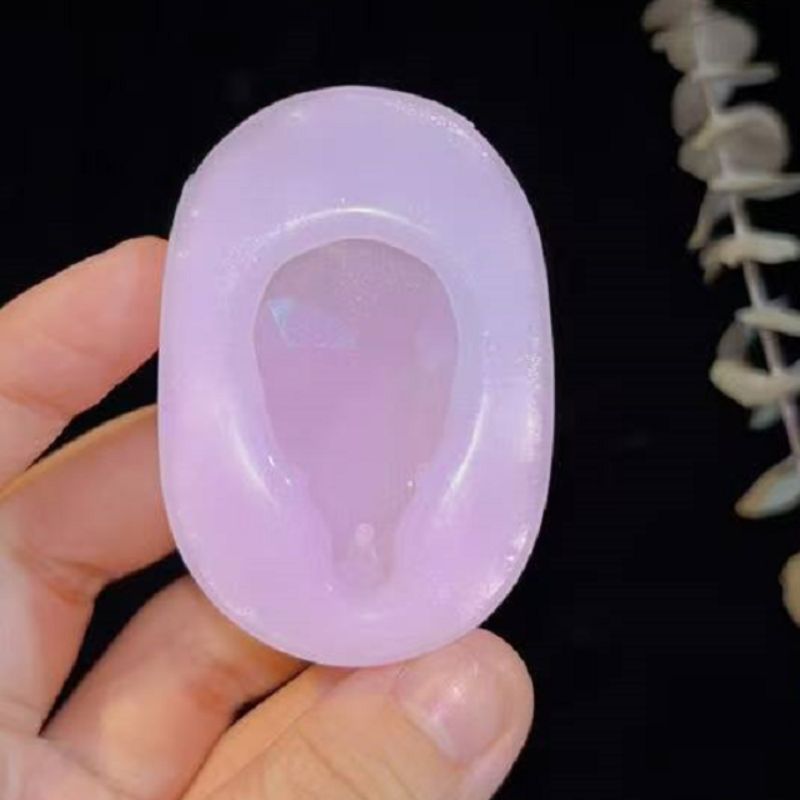 Handmade Crystal Pendant with Holes Resin Mold