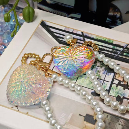 Handmade Diamond Heart Pendant Necklace with Hole Resin Mold