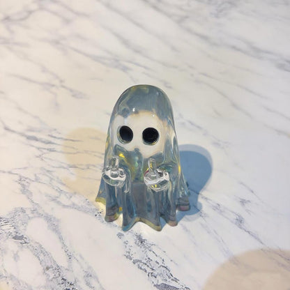 Handmade Shiny Middle Finger Ghost Ornament Resin Mold