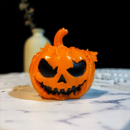 Handmade Maple Leaf Evil Pumpkin Ornament Resin Mold