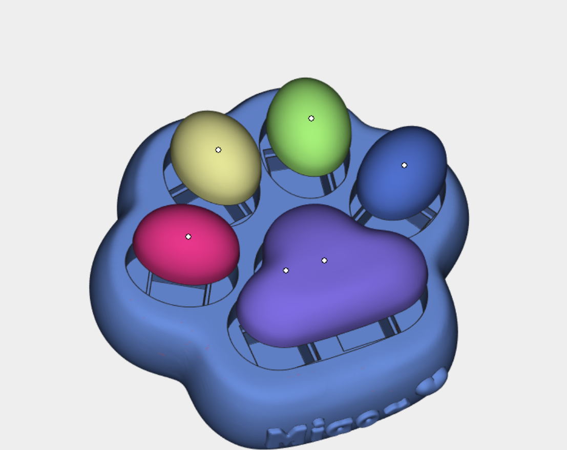 【VIP EXCLUSIVE】Handmade Cute Large Cat Paw Fidget Clicker Resin Mold