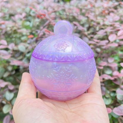 Round Snowflake Berry Ornament Resin Mold