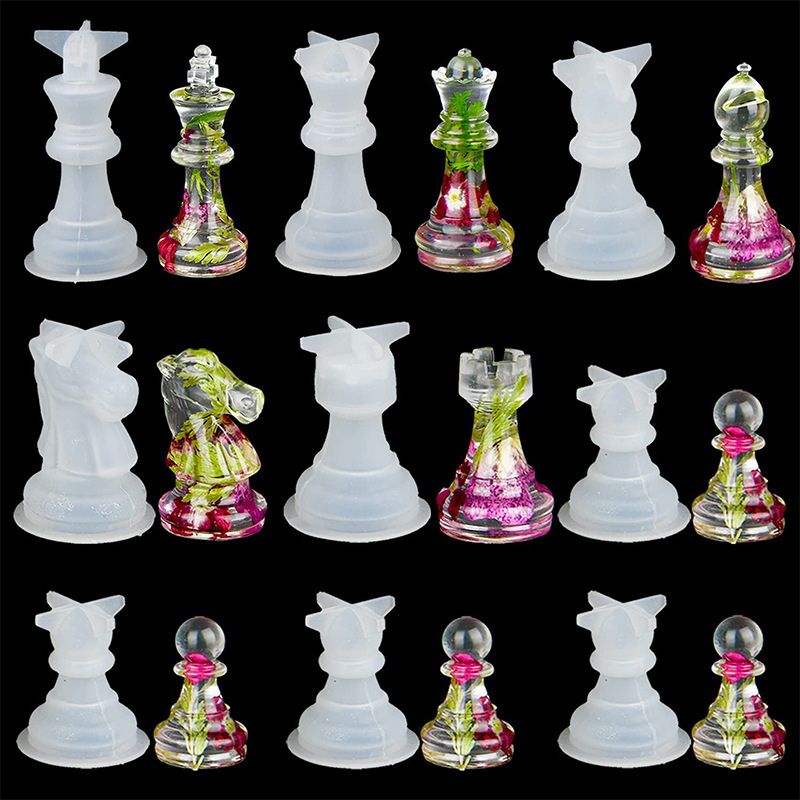 Chess Resin Silicone Mold – IntoResin