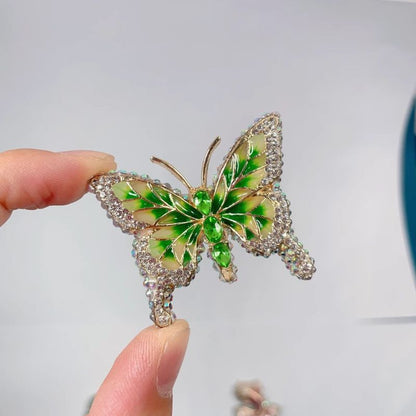 Handmade Diamond Butterfly Clover Fish Brooch Decoration Resin Molds