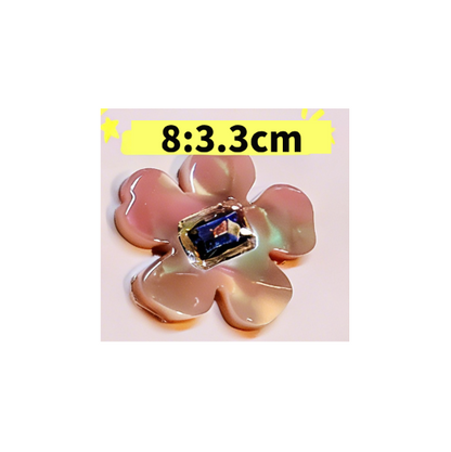 Handmade Crystal Diamond 17pcs Hairpin Ornament Resin Mold