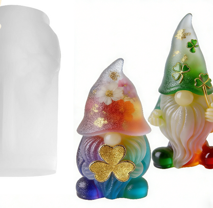 St. Patrick's Day Themed Gnome Decorative Resin Mold