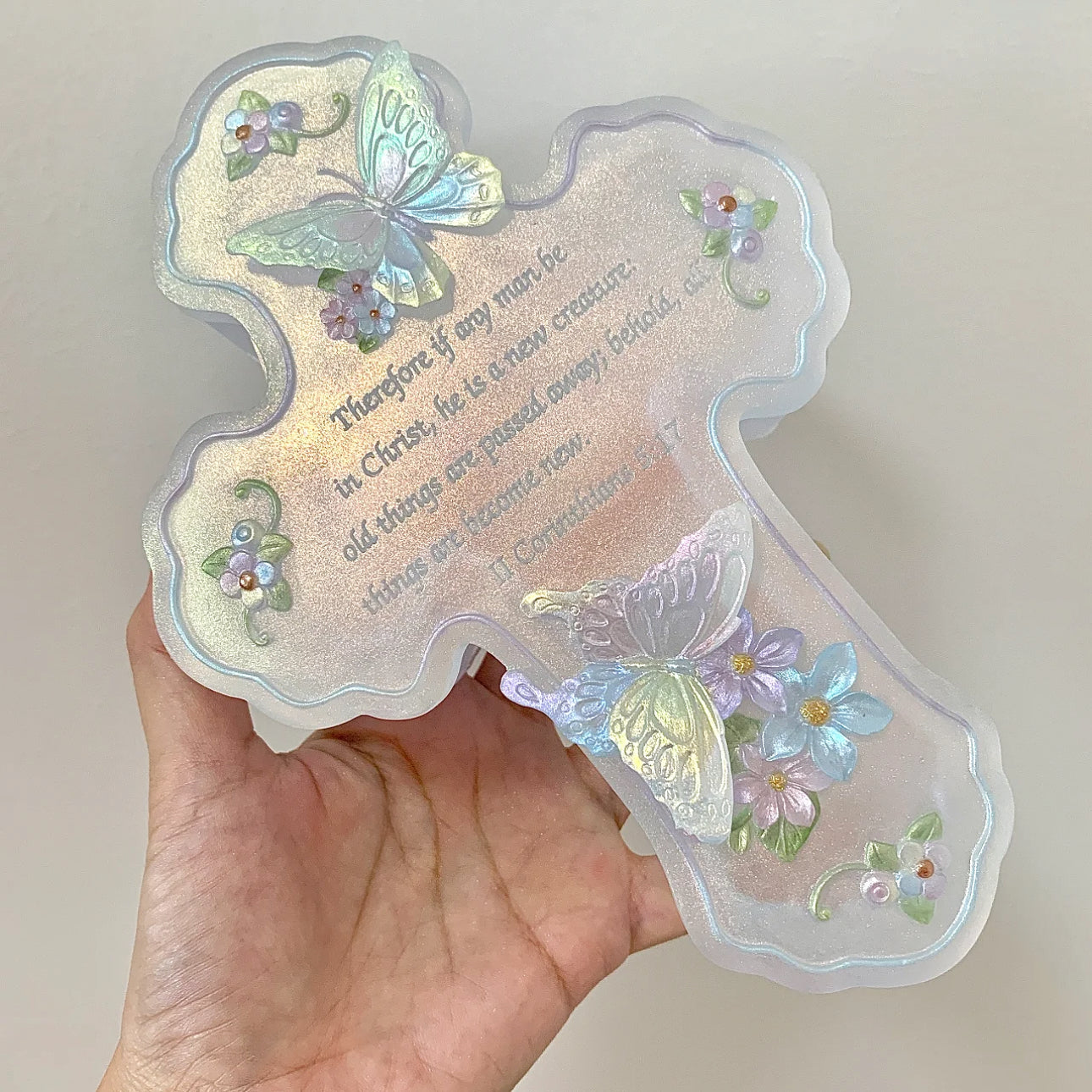 Handmade Large Vintage Cross Resin Molds Storage Resin Mold