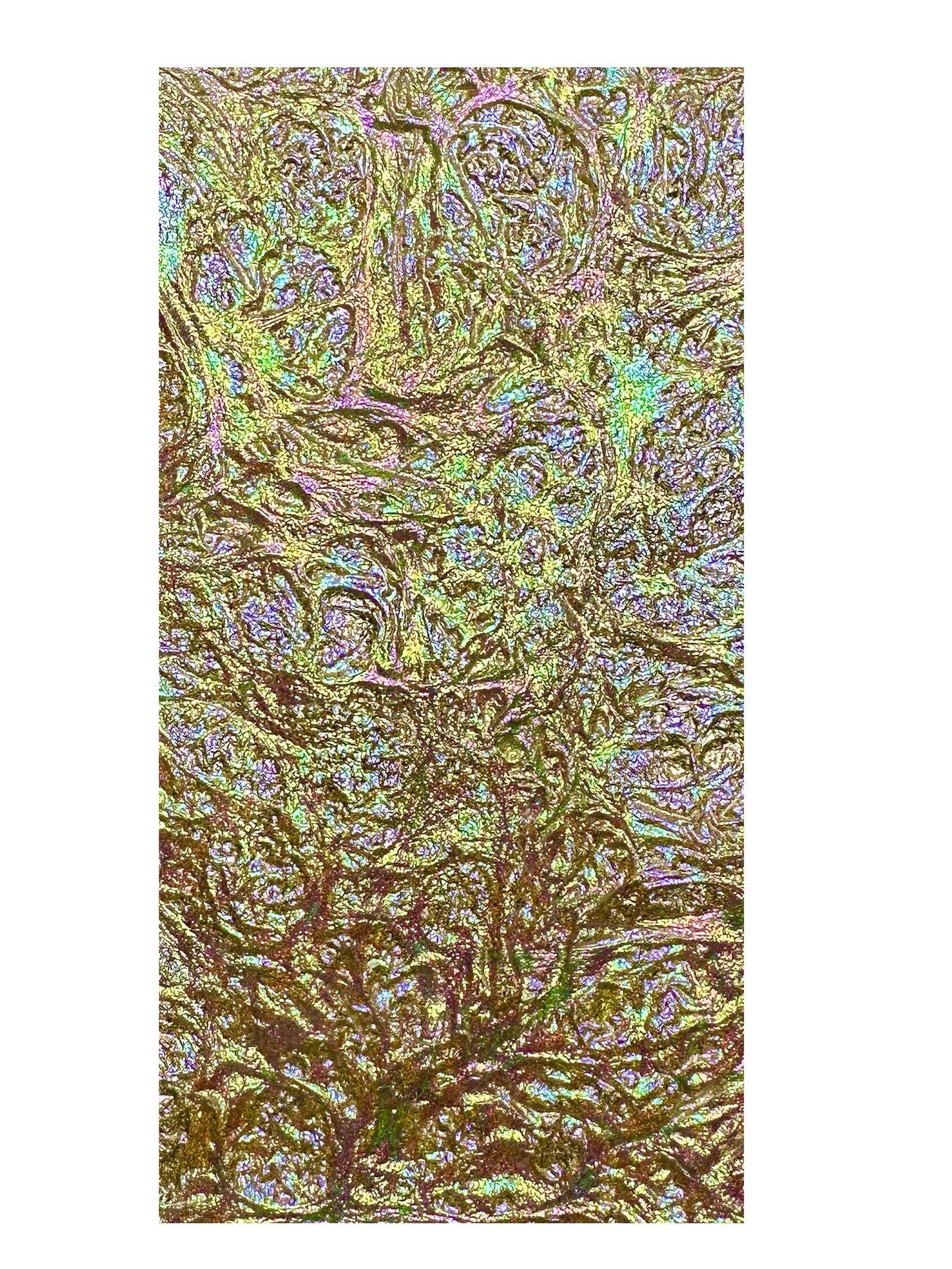 Iridescent Dichroic Film - Laser Gold