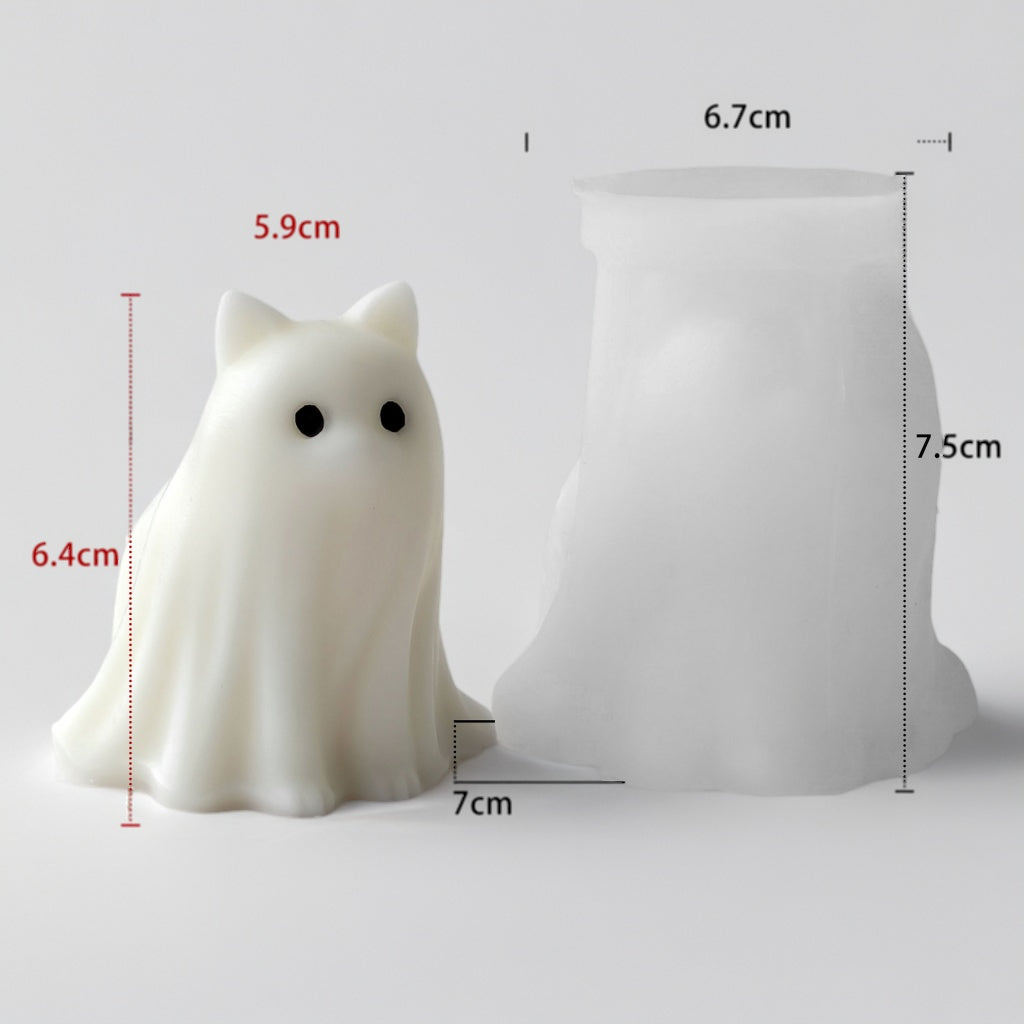 Ghost Puppy Kitten Ornament Resin Mold