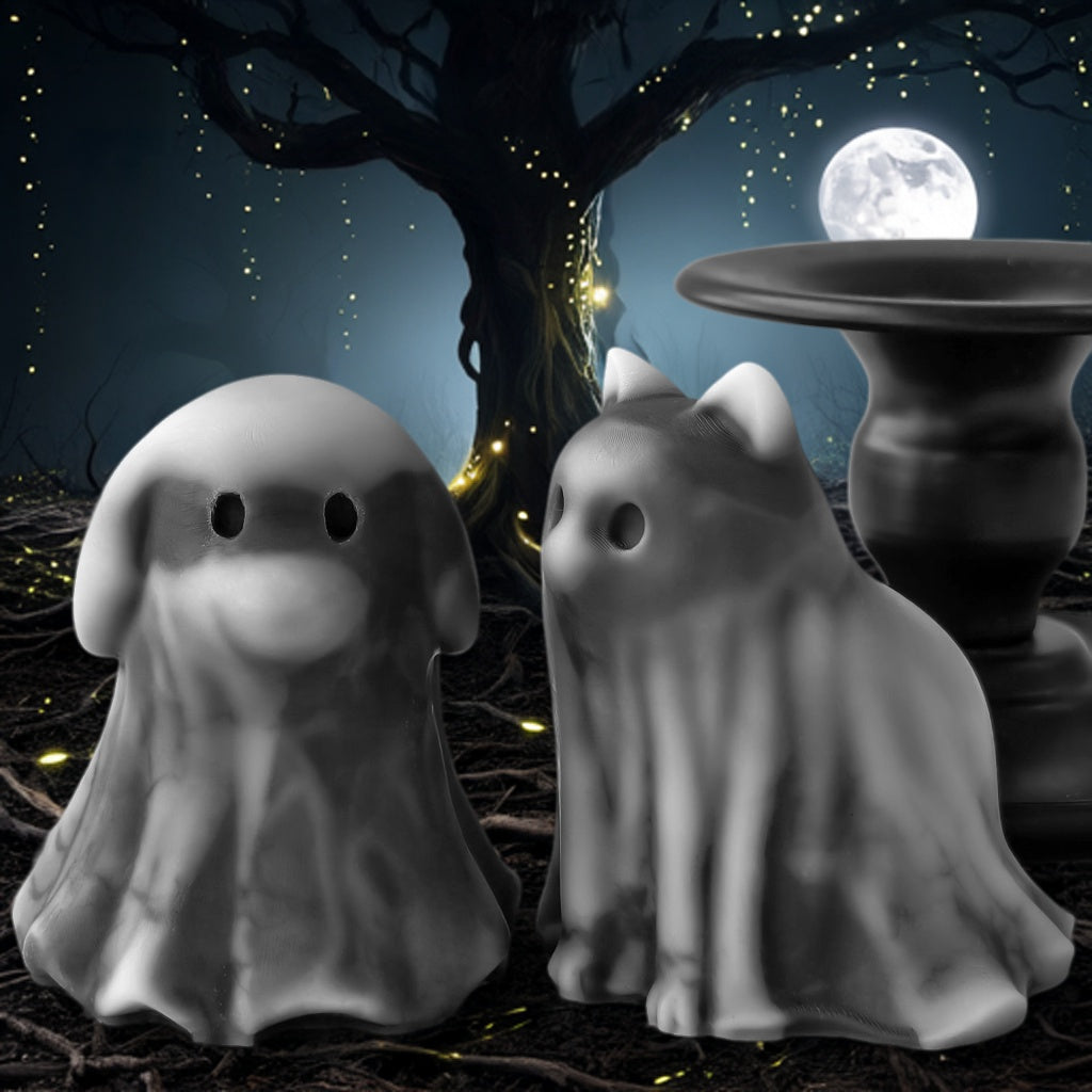 Ghost Puppy Kitten Ornament Resin Mold