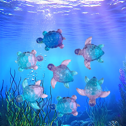 2-in-1 Cute Turtle Ornament Hanging Resin Mold