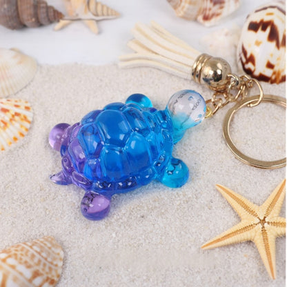 2-in-1 Cute Turtle Ornament Hanging Resin Mold