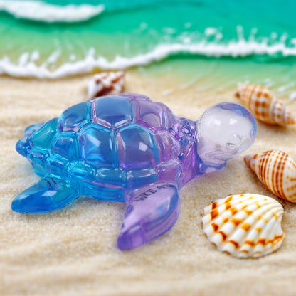 2-in-1 Cute Turtle Ornament Hanging Resin Mold