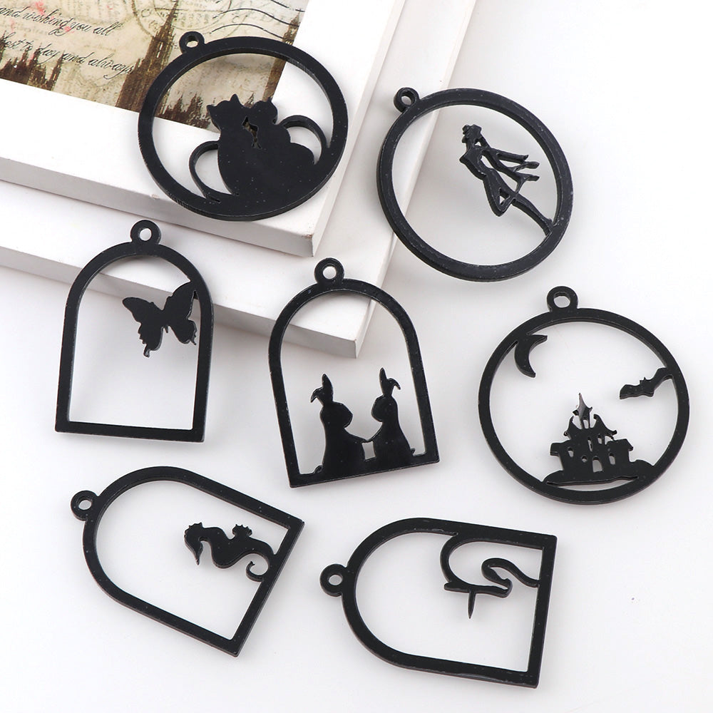 15pcs Jewelry Accessory Frame for UV Resin