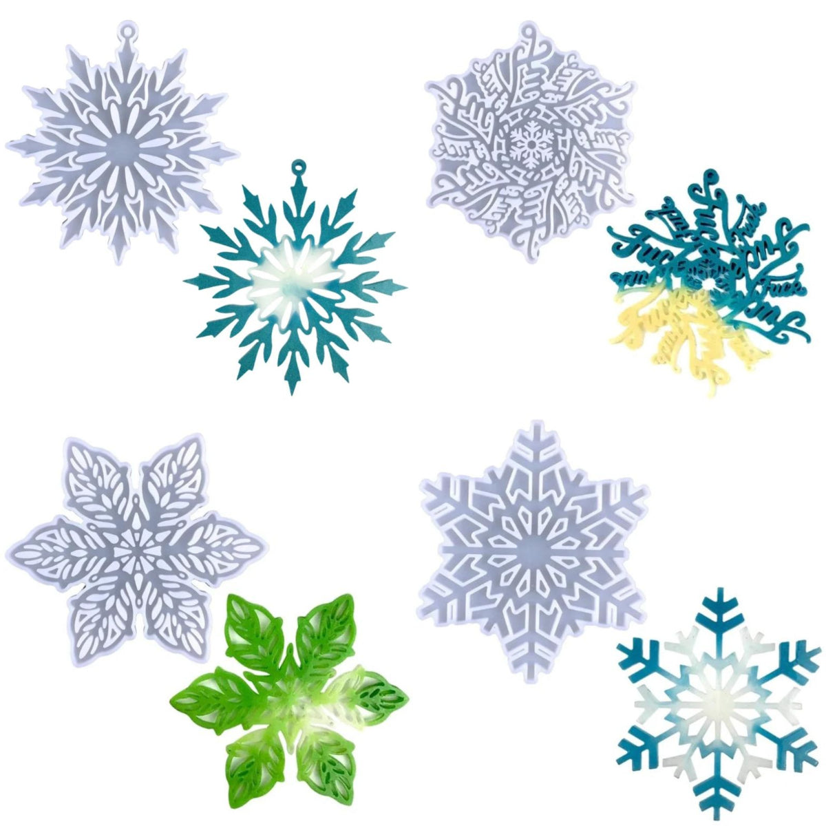 Snowflake Hanging Decoration Resin Mold