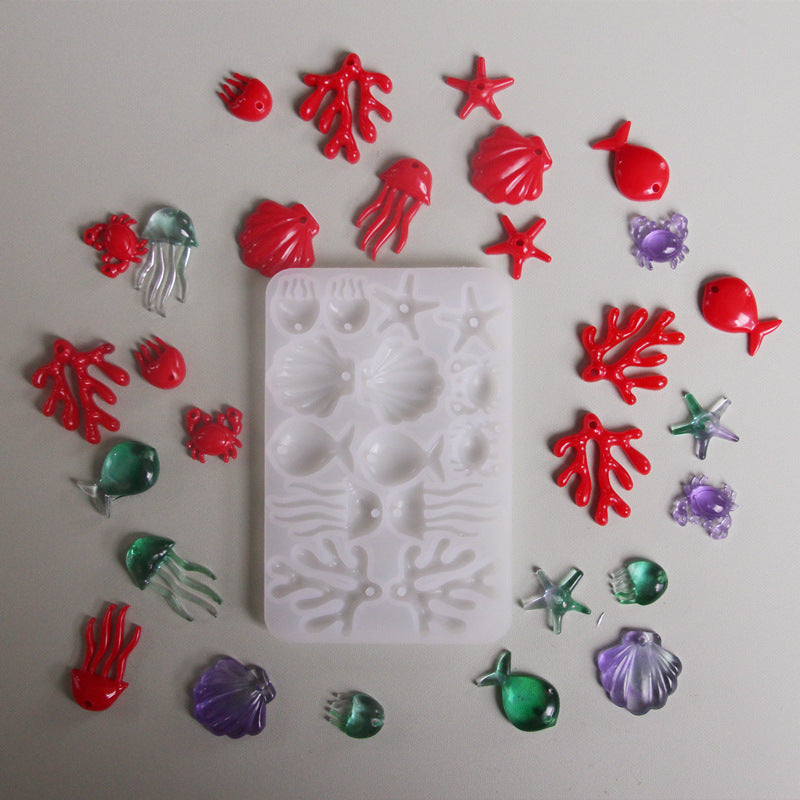 Adorable Marine Creature Earring Resin Molds