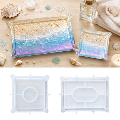 Folded Edge Tray Resin Mold