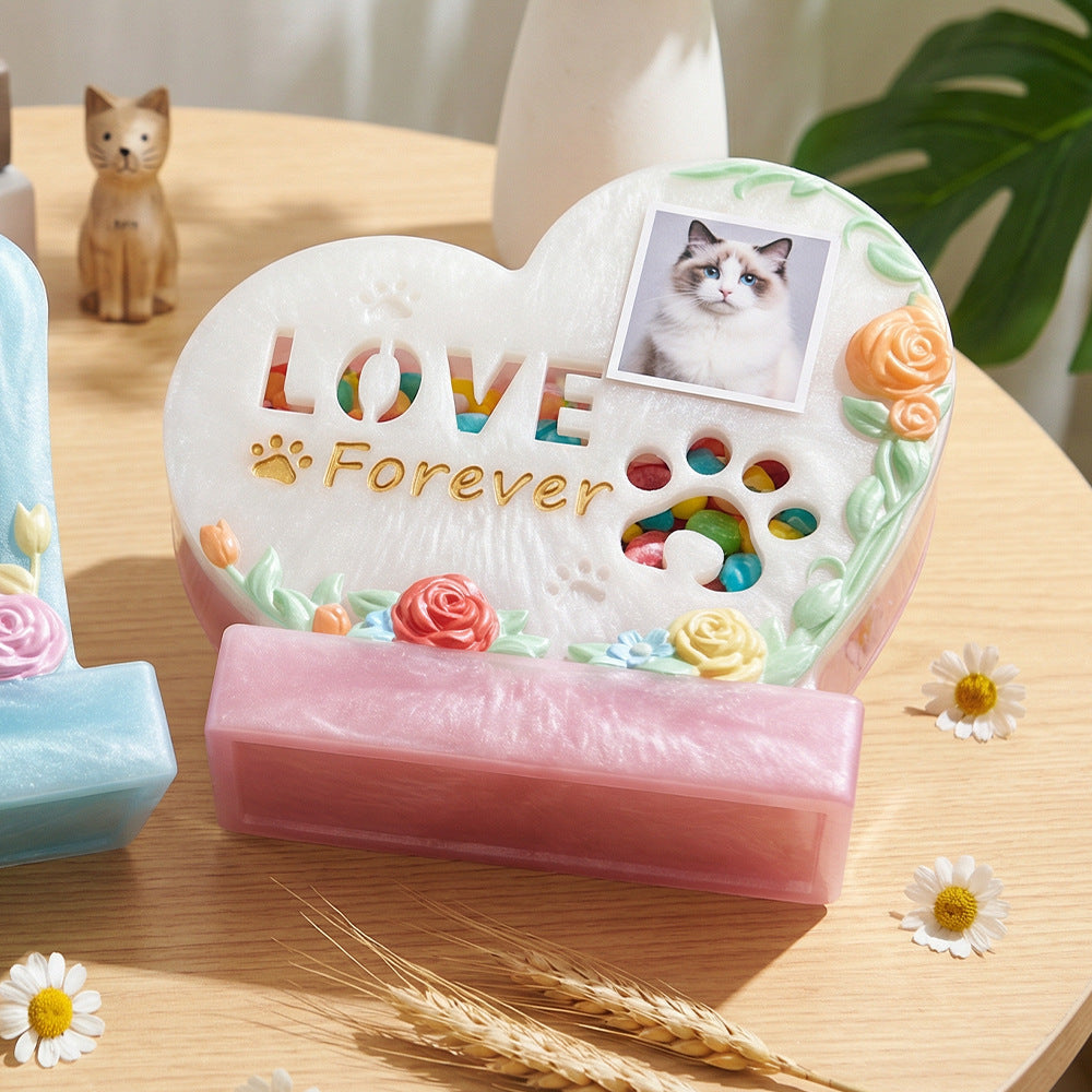 Cat & Dog Pet Memorial Ashes Urn Resin Mold