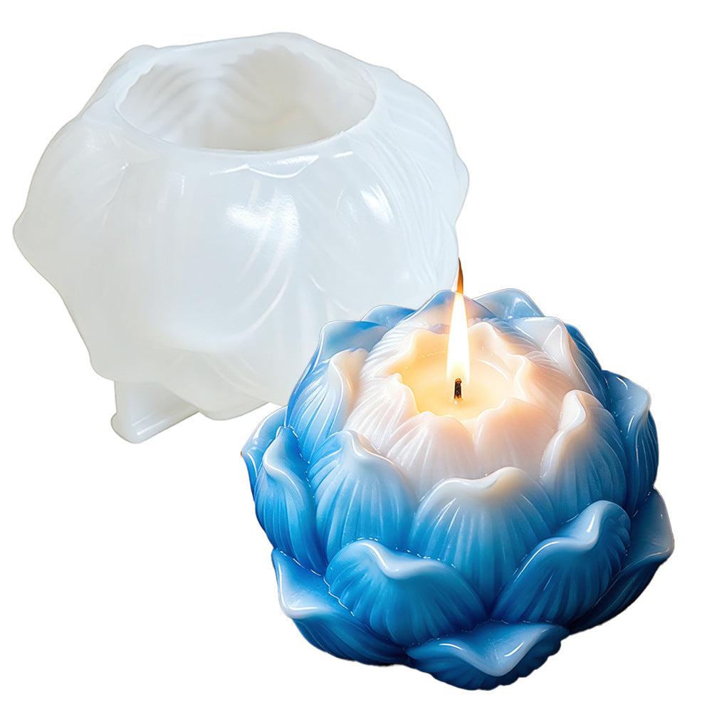 Double-Layer Lotus Ornament Resin Mold