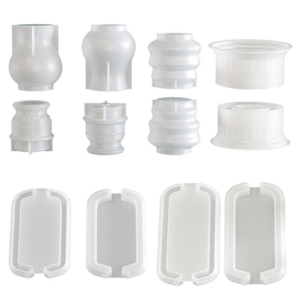 Kerosene Lamp Camping Lantern Ornament Set Resin Mold