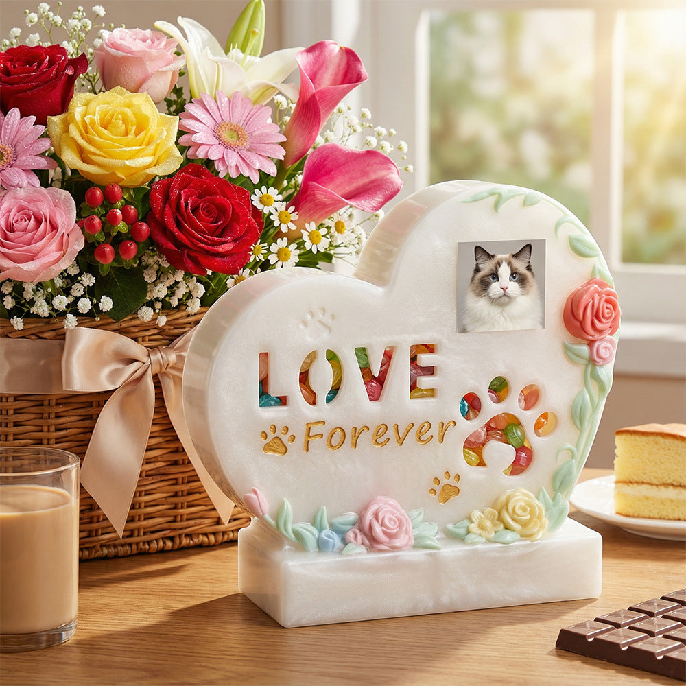 Cat & Dog Pet Memorial Ashes Urn Resin Mold