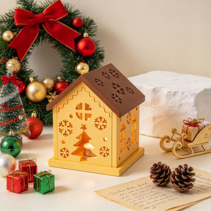 Assembleable Christmas House Resin Mold