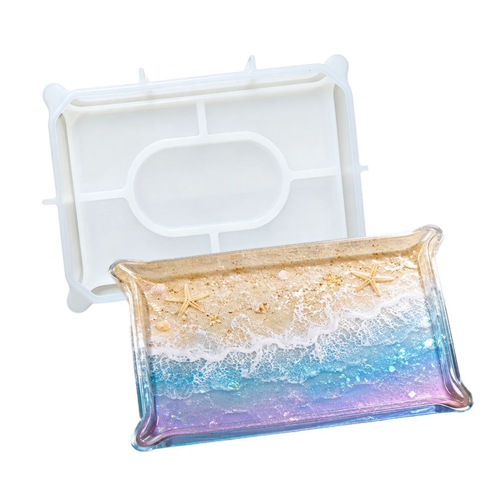 Folded Edge Tray Resin Mold
