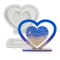 Double Love Photo Frame Ornament Resin Mold
