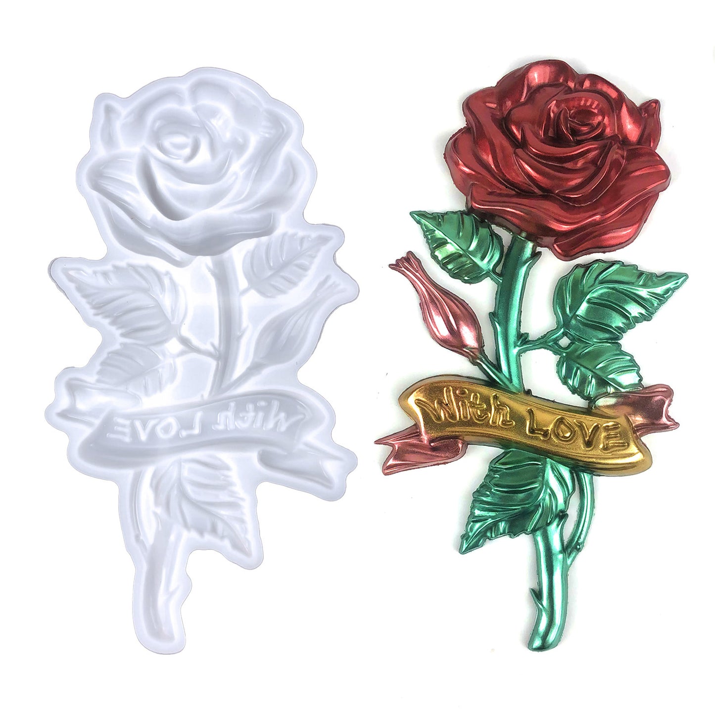 Rose Wall Decorations Resin Mold